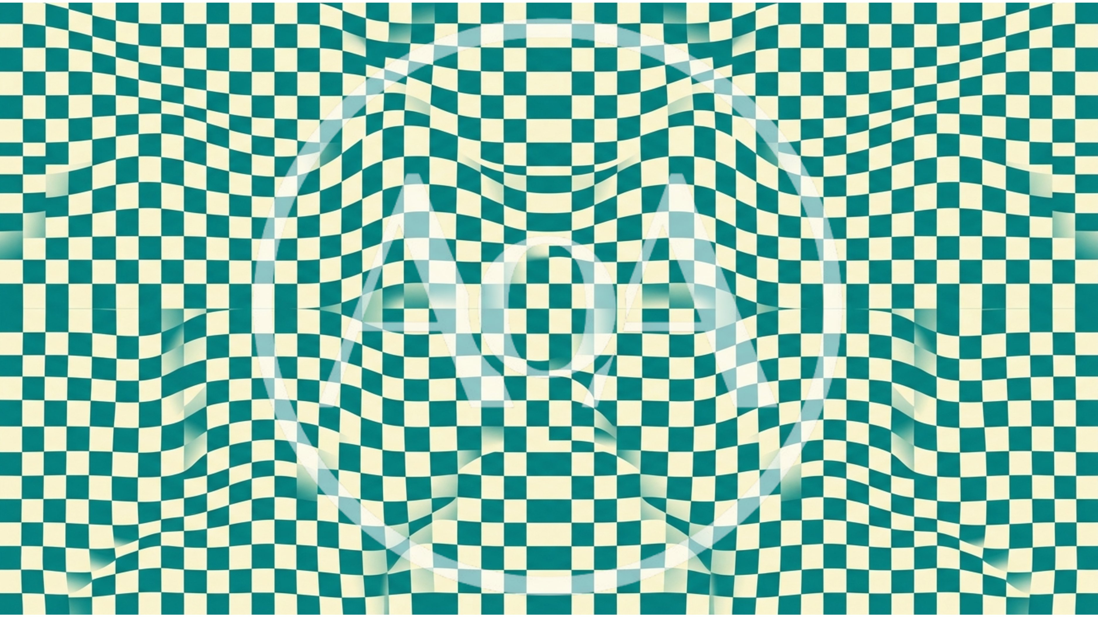 Abstract Wavy Checkerboard Pattern Motion Background