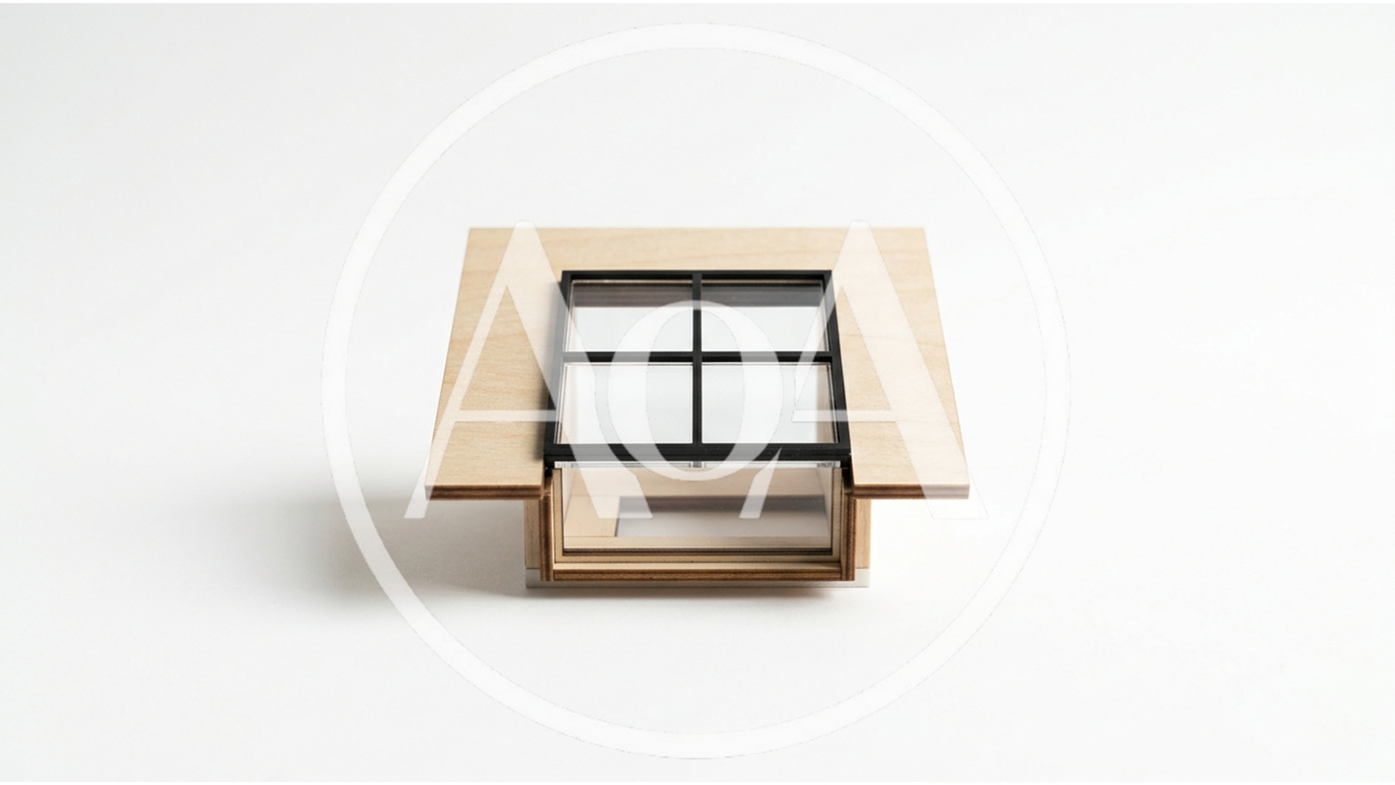 Architectural Model Of A Modern Skylight Window