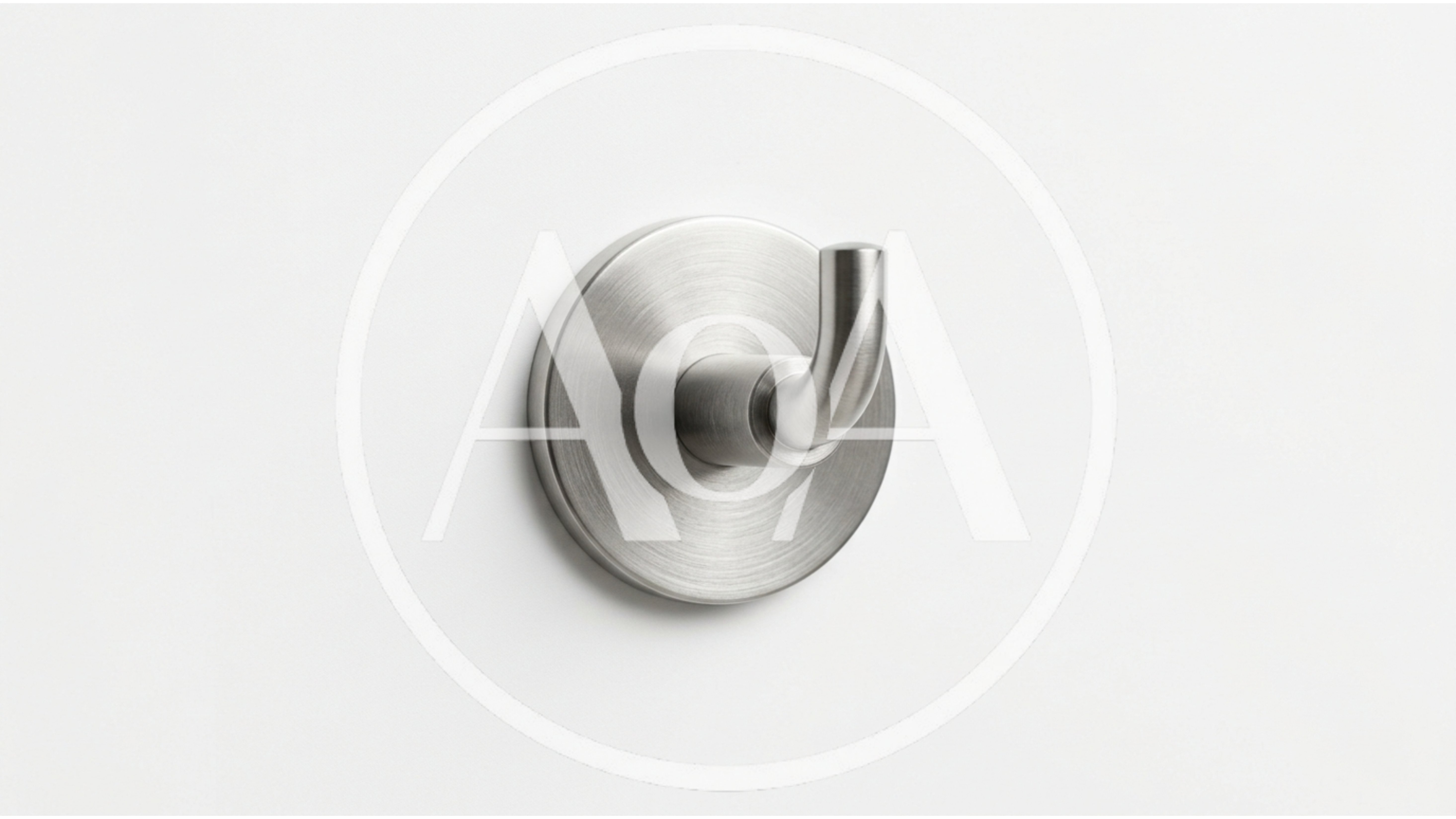 Brushed Nickel Wall Mounted Robe Hook