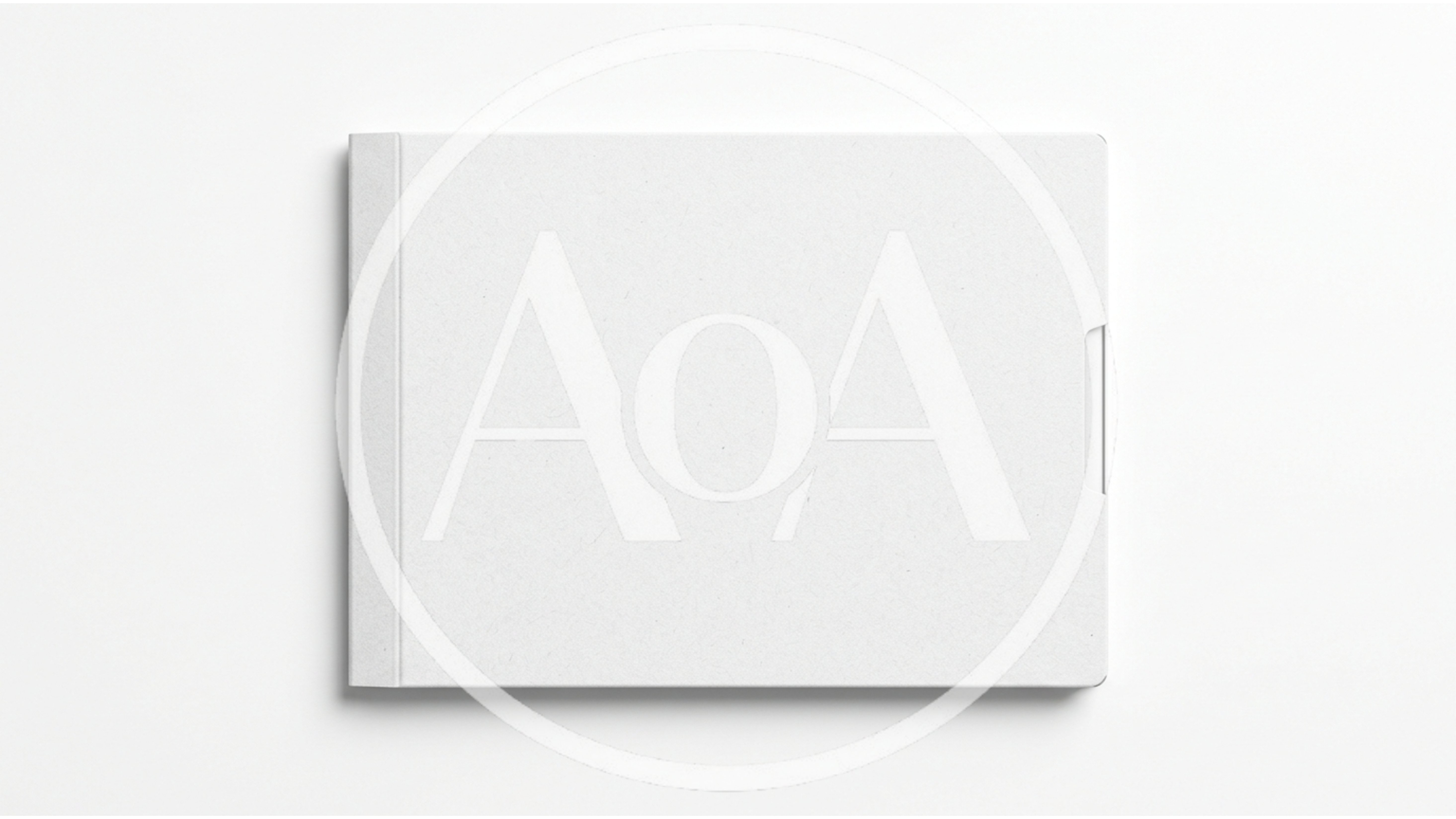 Blank White Hardcover Book Mockup