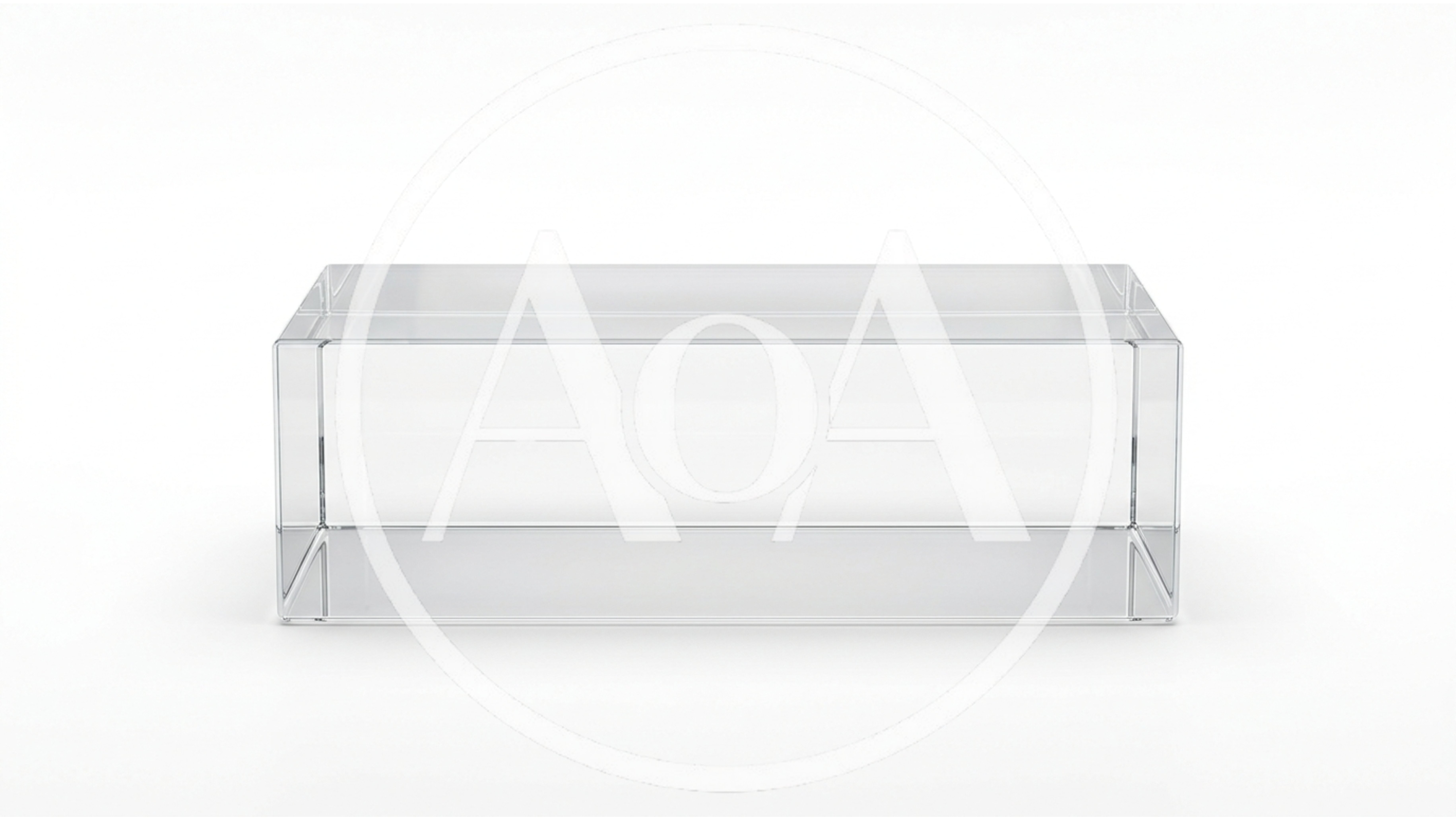 Clear Acrylic Rectangular Display Case