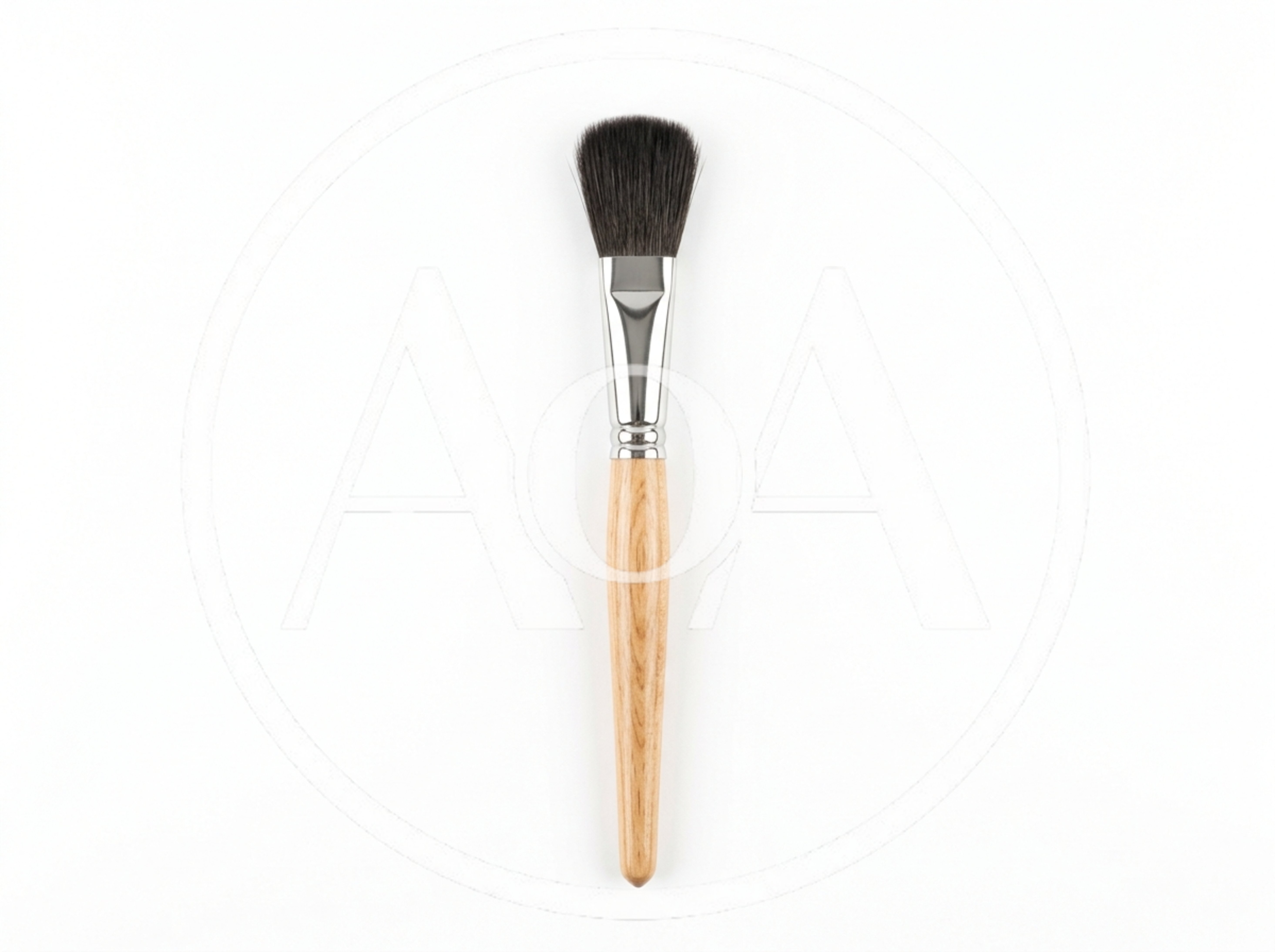 Professional Makeup Brush With Wooden Handle