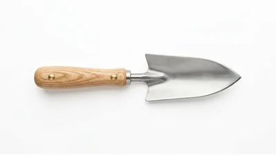 Handheld Garden Trowel With Wooden Handle