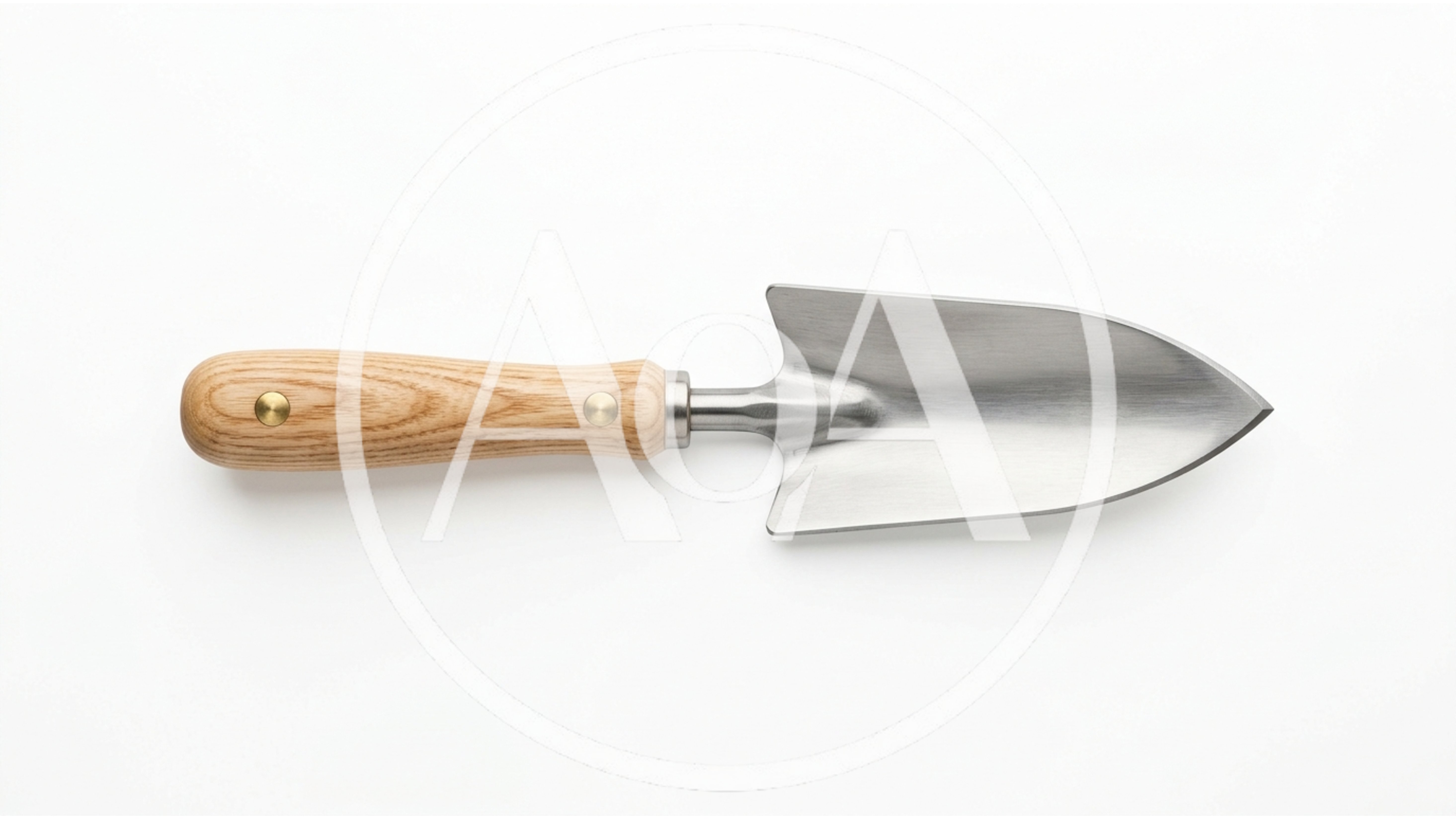 Handheld Garden Trowel With Wooden Handle