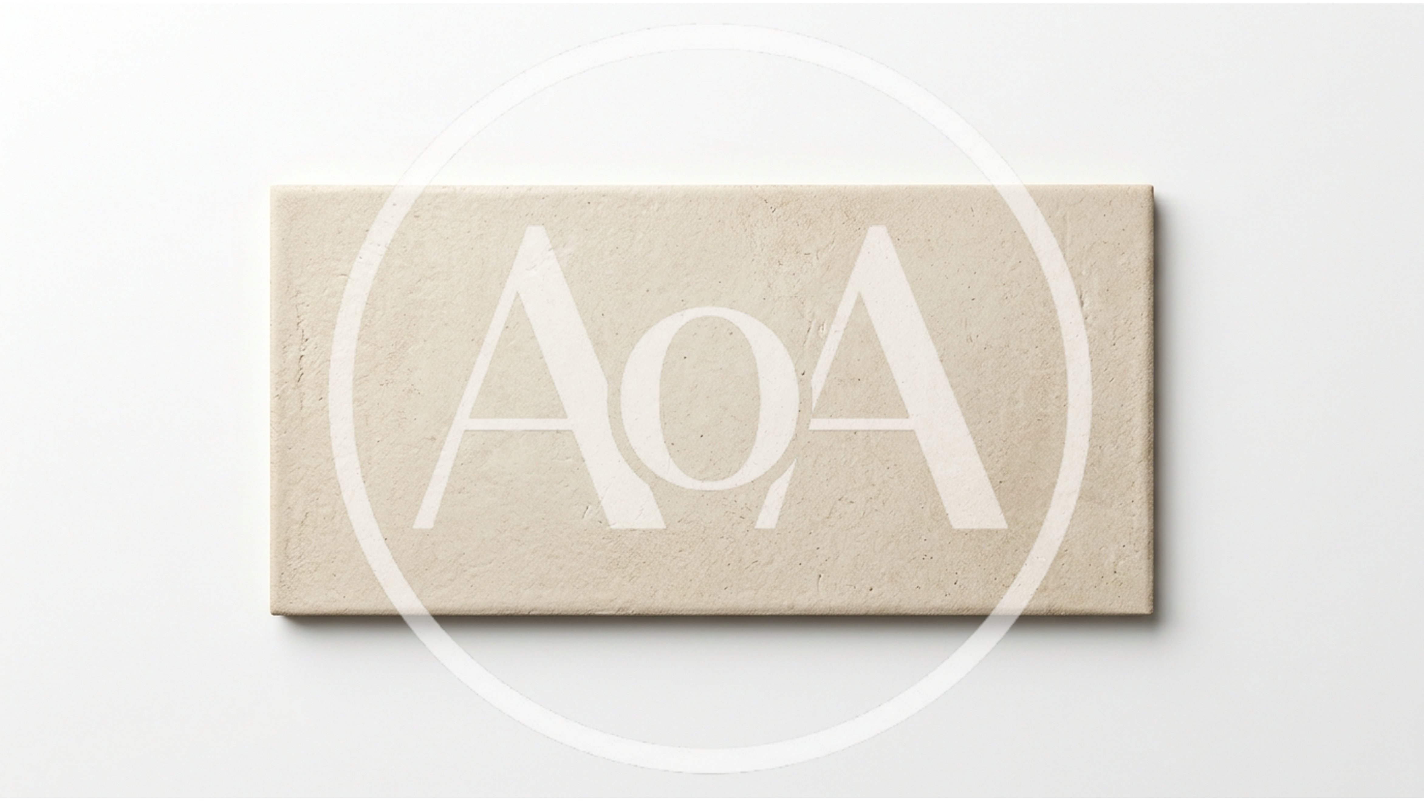 Single Rectangular Beige Stone Tile