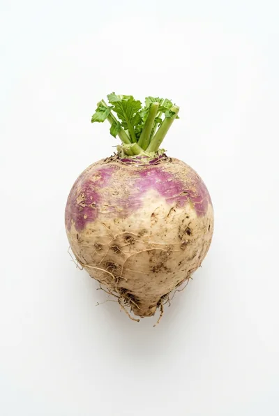 Single Fresh Rutabaga Root Vegetable