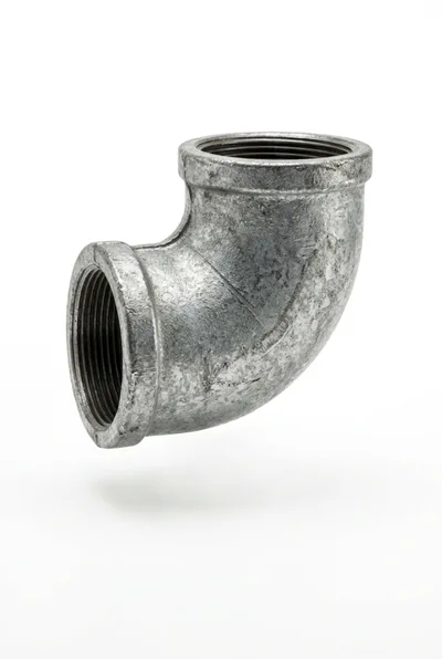 Galvanized Steel Ninety Degree Pipe Elbow Fitting