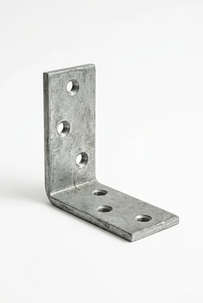 Galvanized Steel L-Bracket Corner Brace