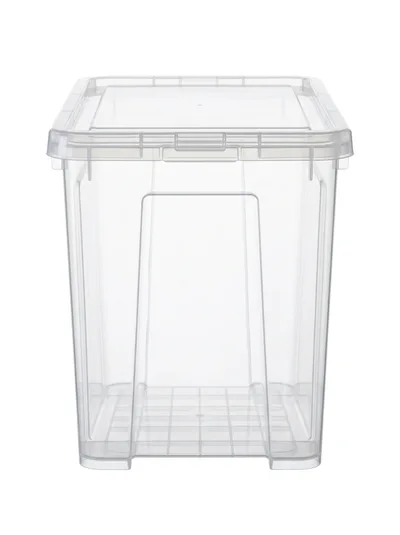 Clear Plastic Storage Bin With Lid