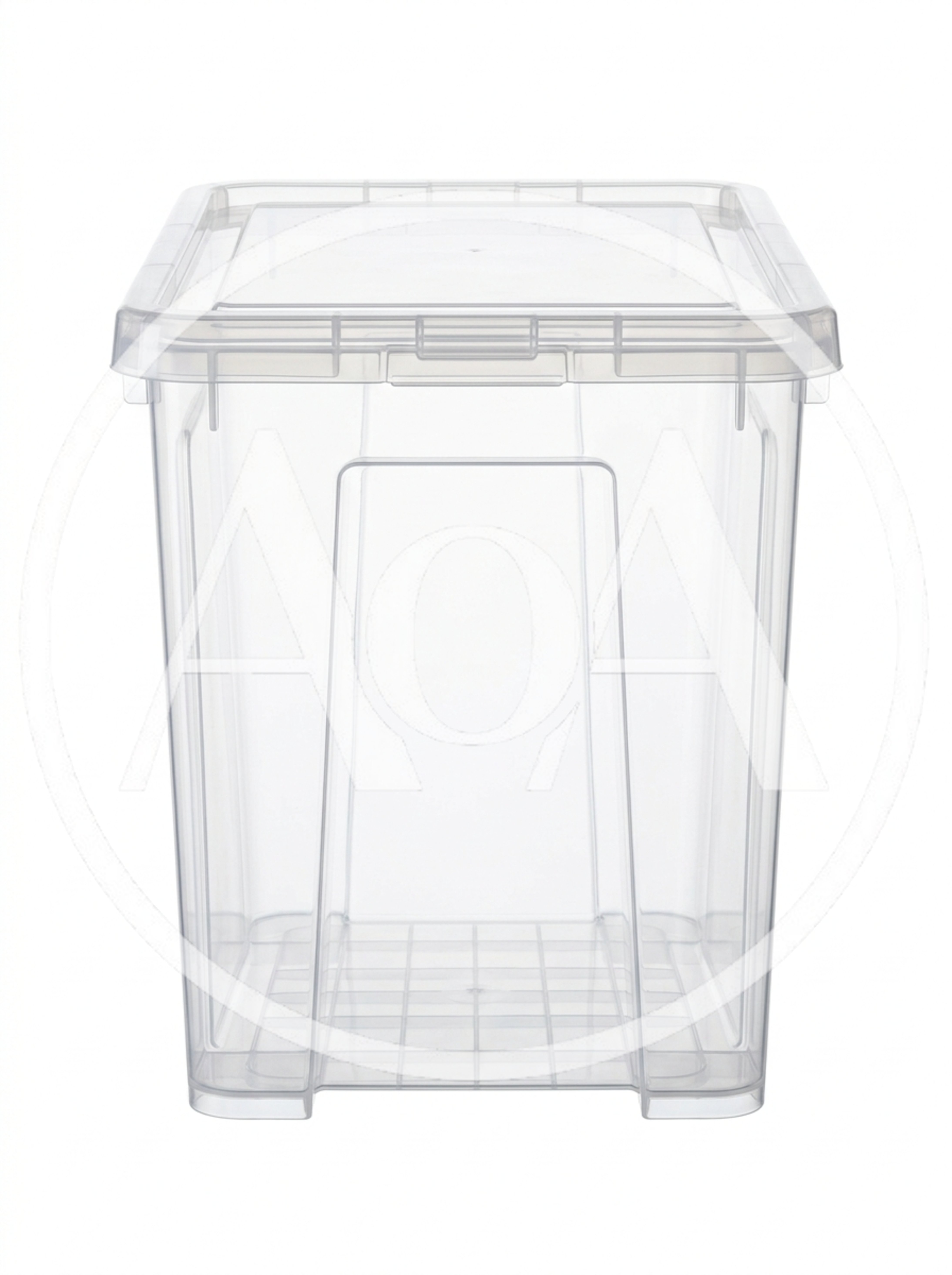 Clear Plastic Storage Bin With Lid