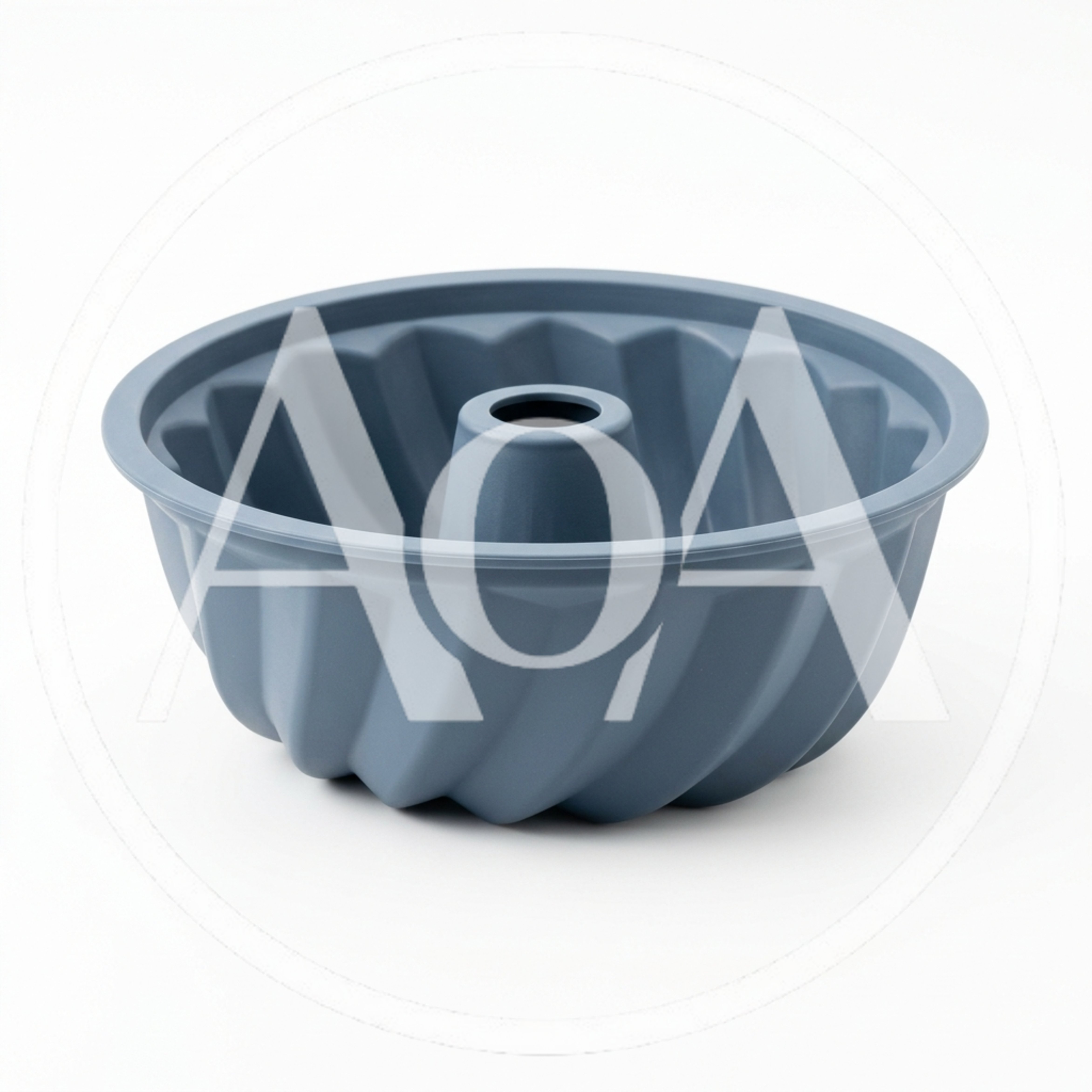 Blue Silicone Bundt Cake Pan