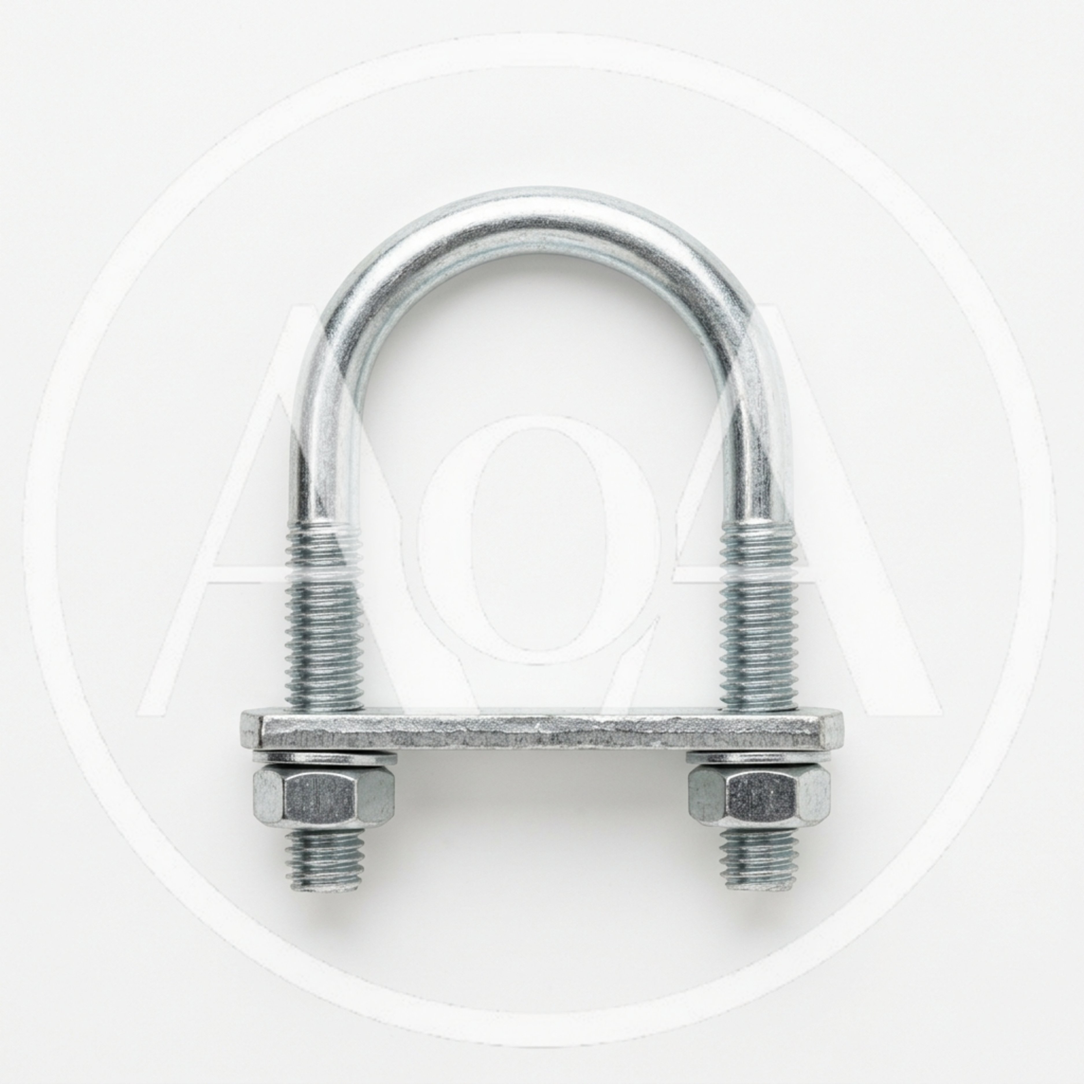 Galvanized Steel U-Bolt With Nuts And Plate