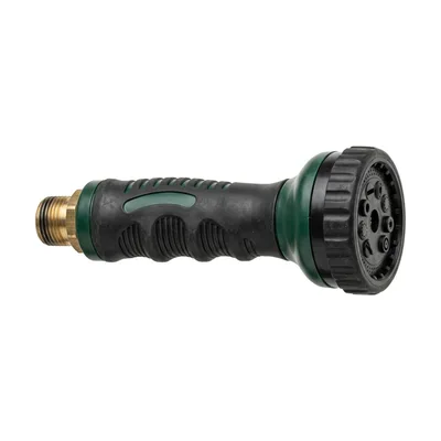 Garden Hose Spray Nozzle Isolated On White