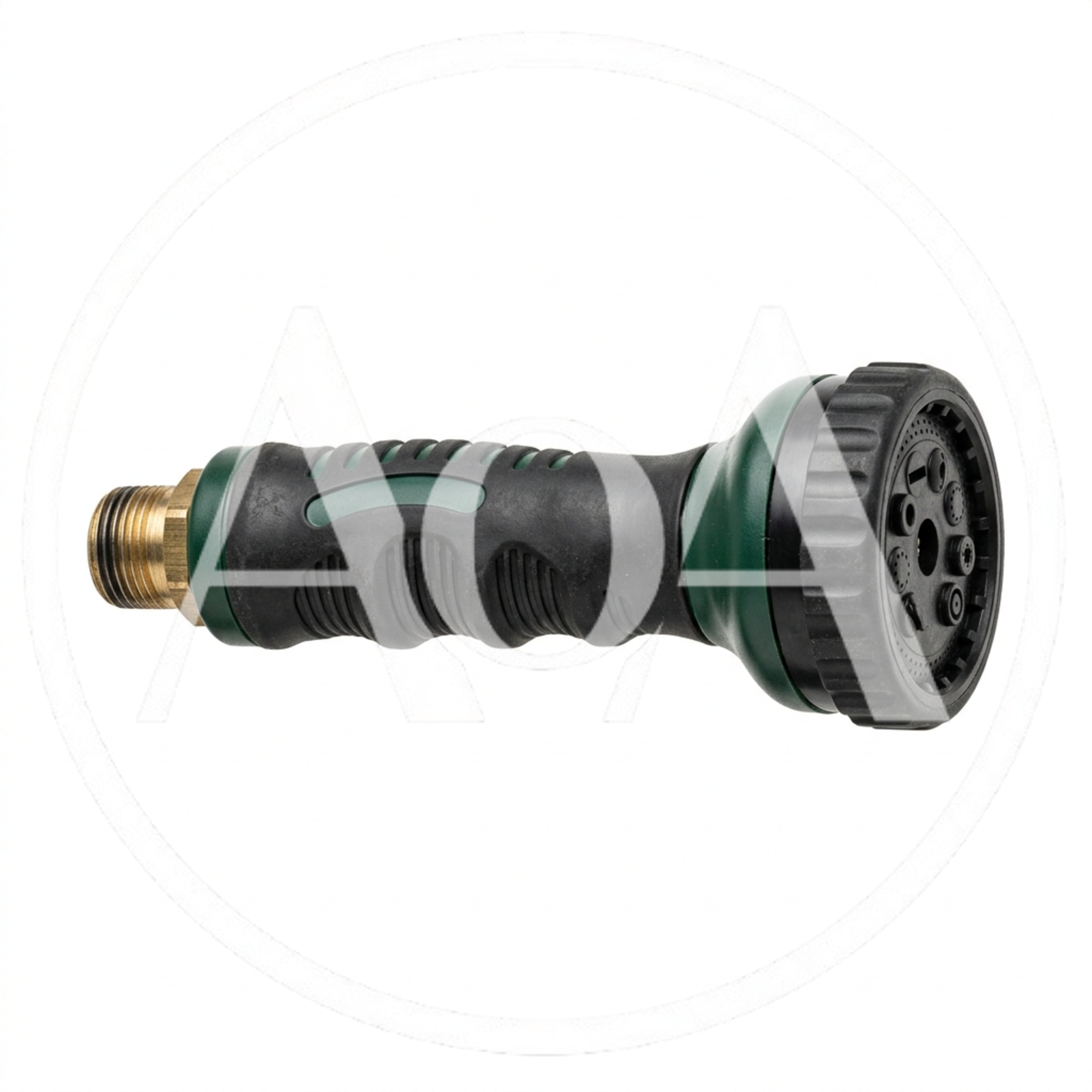 Garden Hose Spray Nozzle Isolated On White