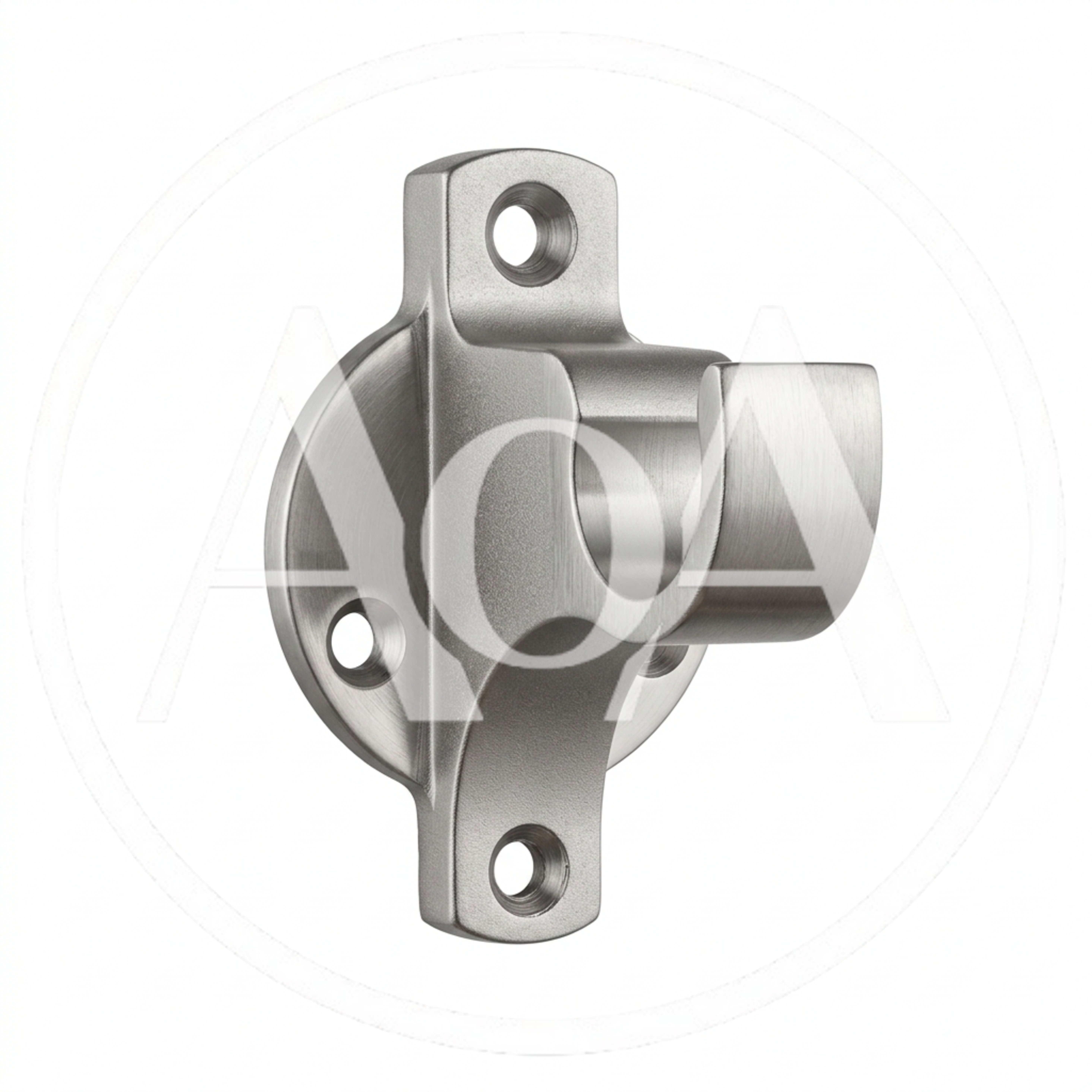 Brushed Nickel Curtain Rod Wall Bracket