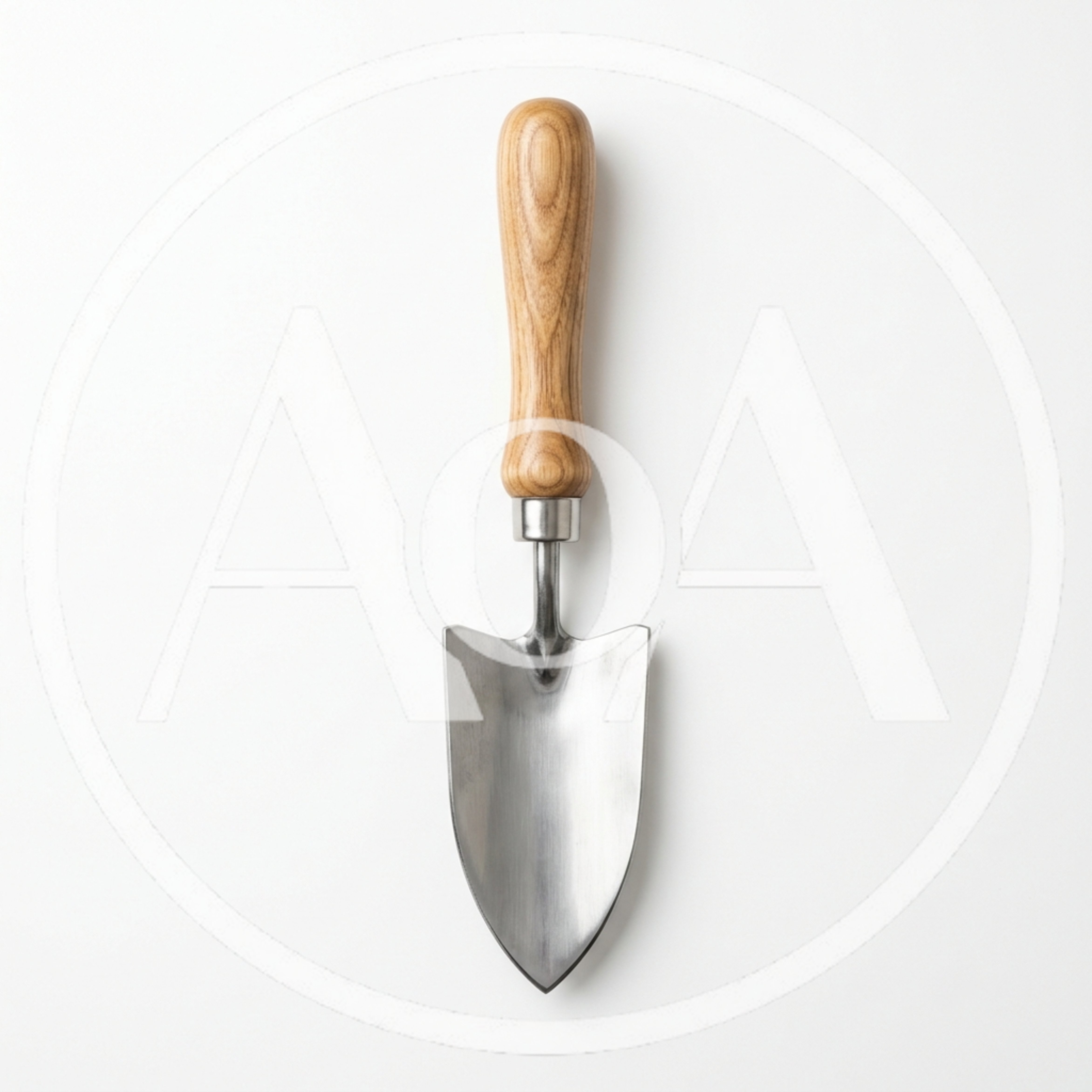 Handheld Garden Trowel With Wooden Handle