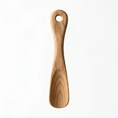 Wooden Scoop Isolated On White Background