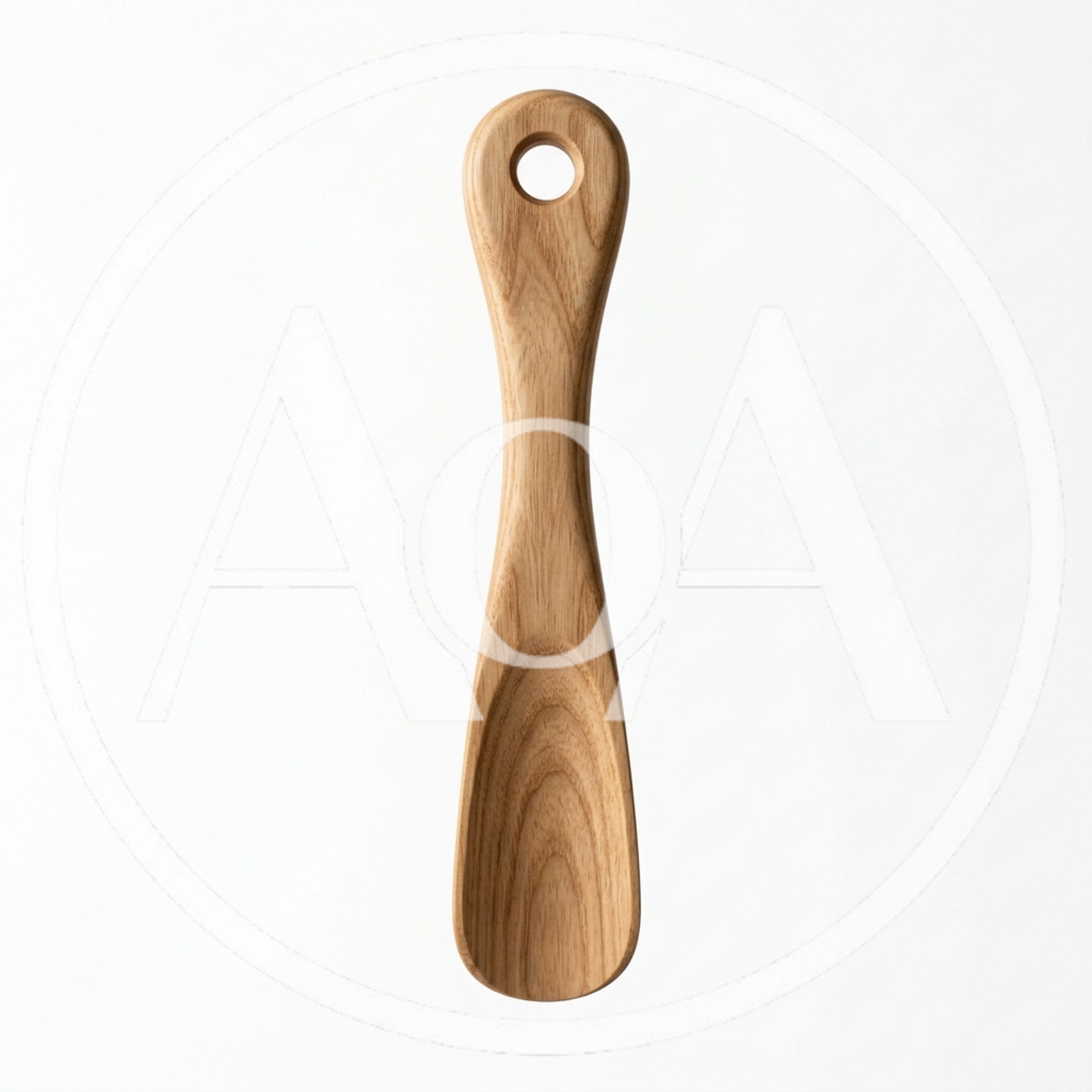Wooden Scoop Isolated On White Background