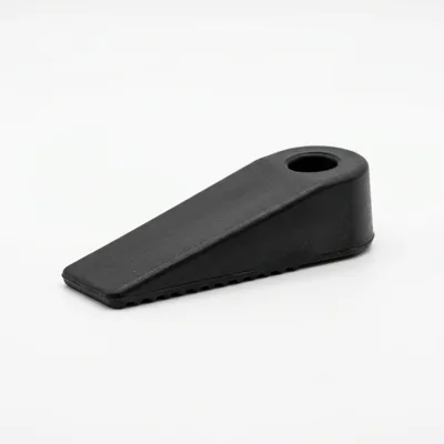 Black Rubber Door Wedge Stopper