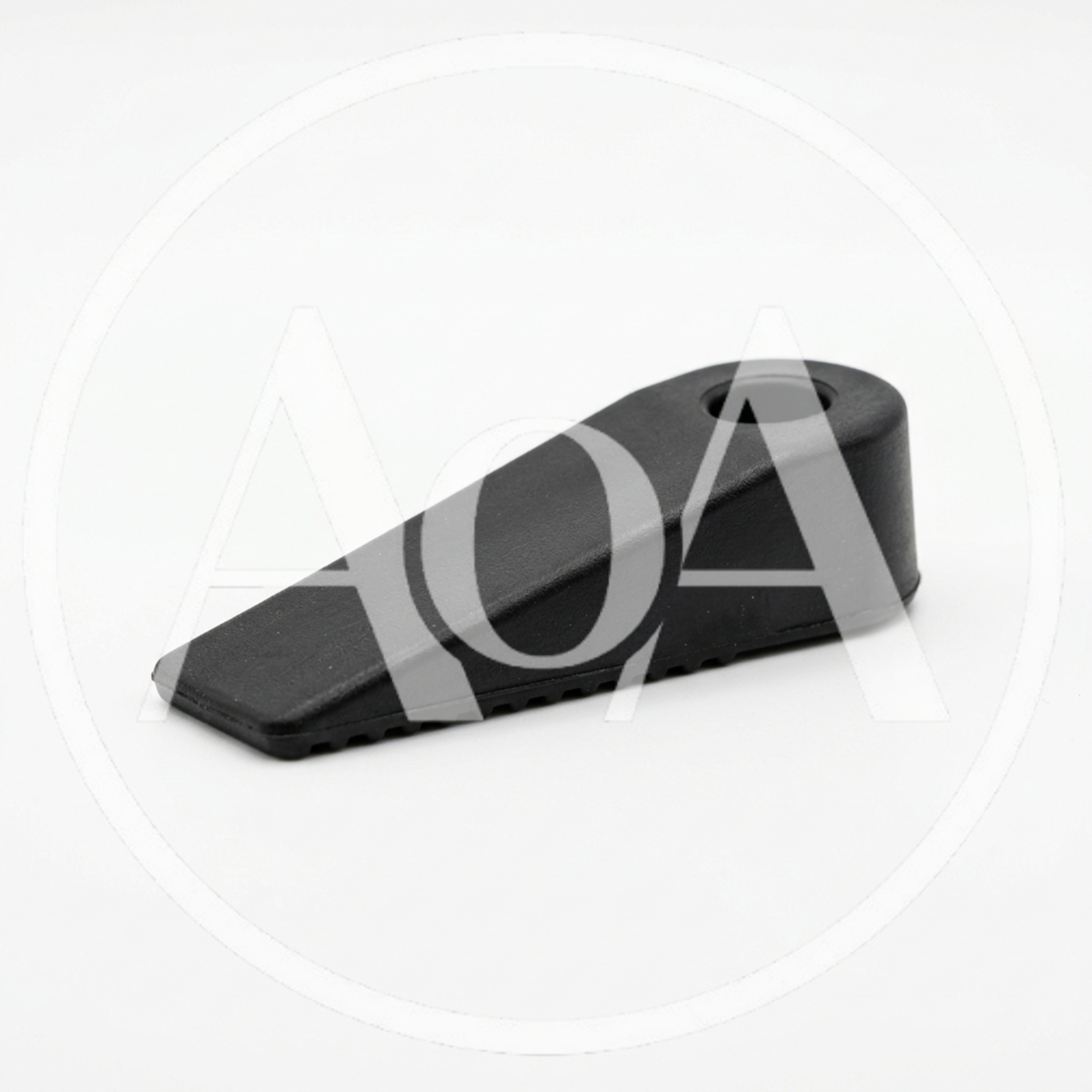Black Rubber Door Wedge Stopper