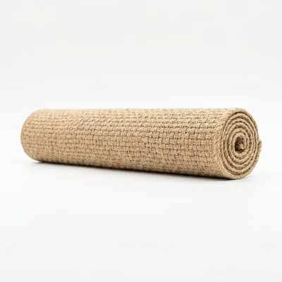 Rolled Natural Jute Fiber Rug