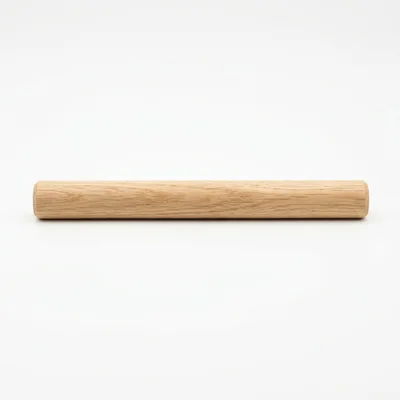 Wooden Dowel Rod Isolated On White Background