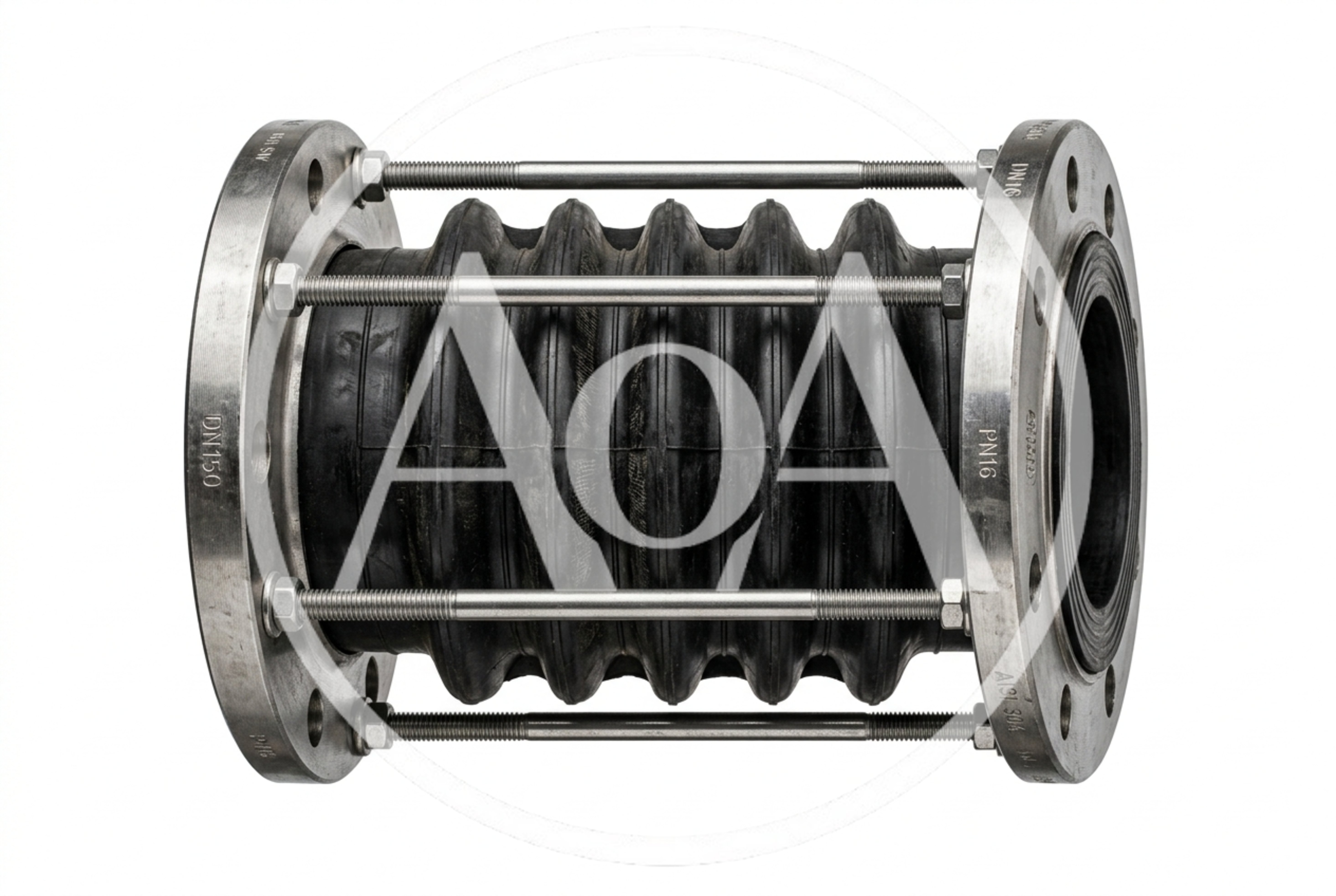 Industrial Rubber Expansion Joint With Steel Flanges