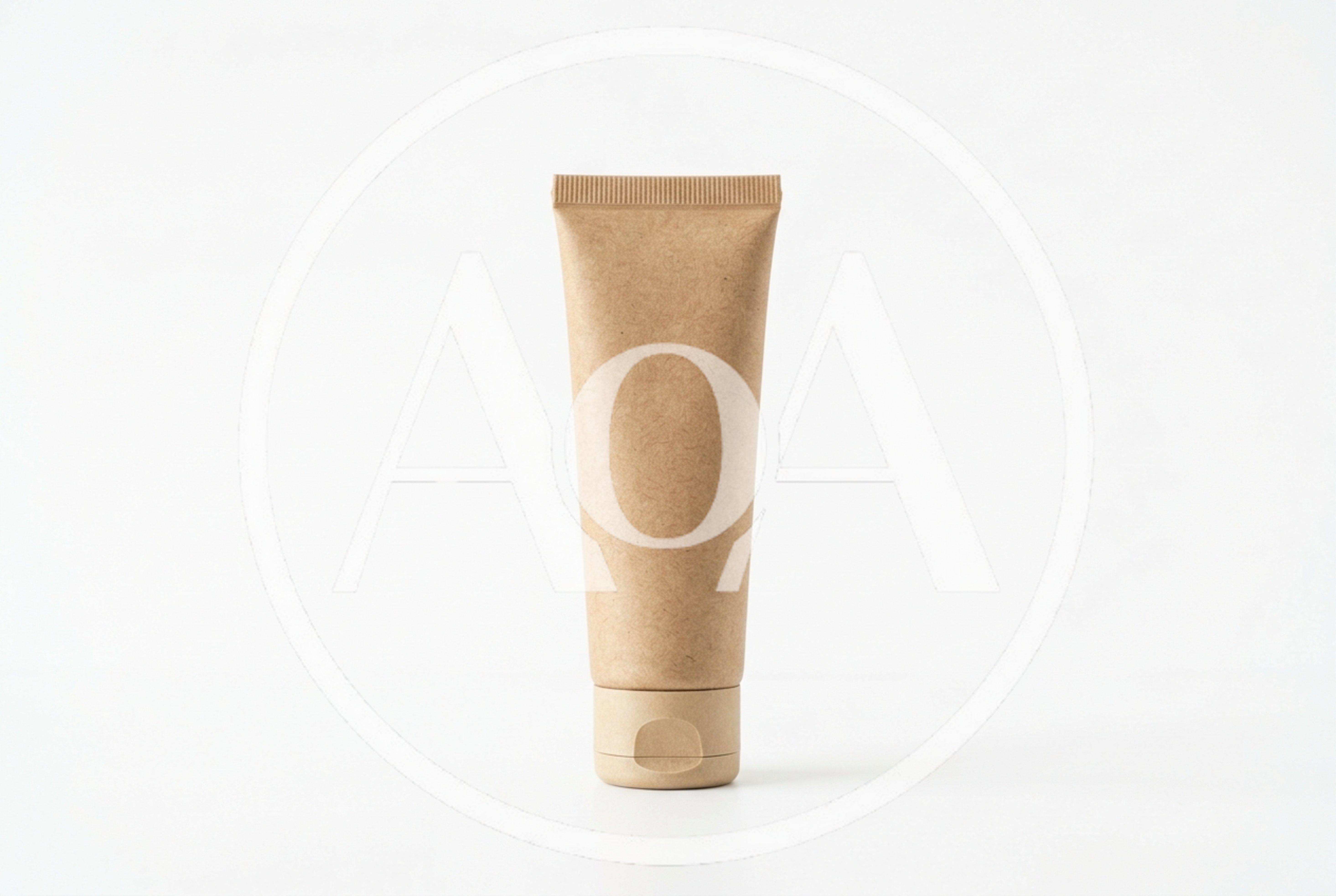 Blank Kraft Paper Cosmetic Tube Mockup