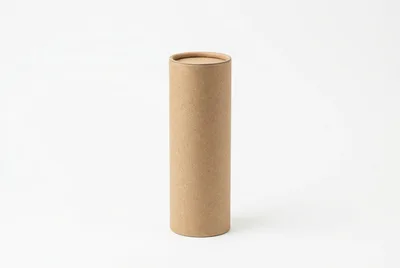 Brown Cardboard Paper Tube Packaging Container