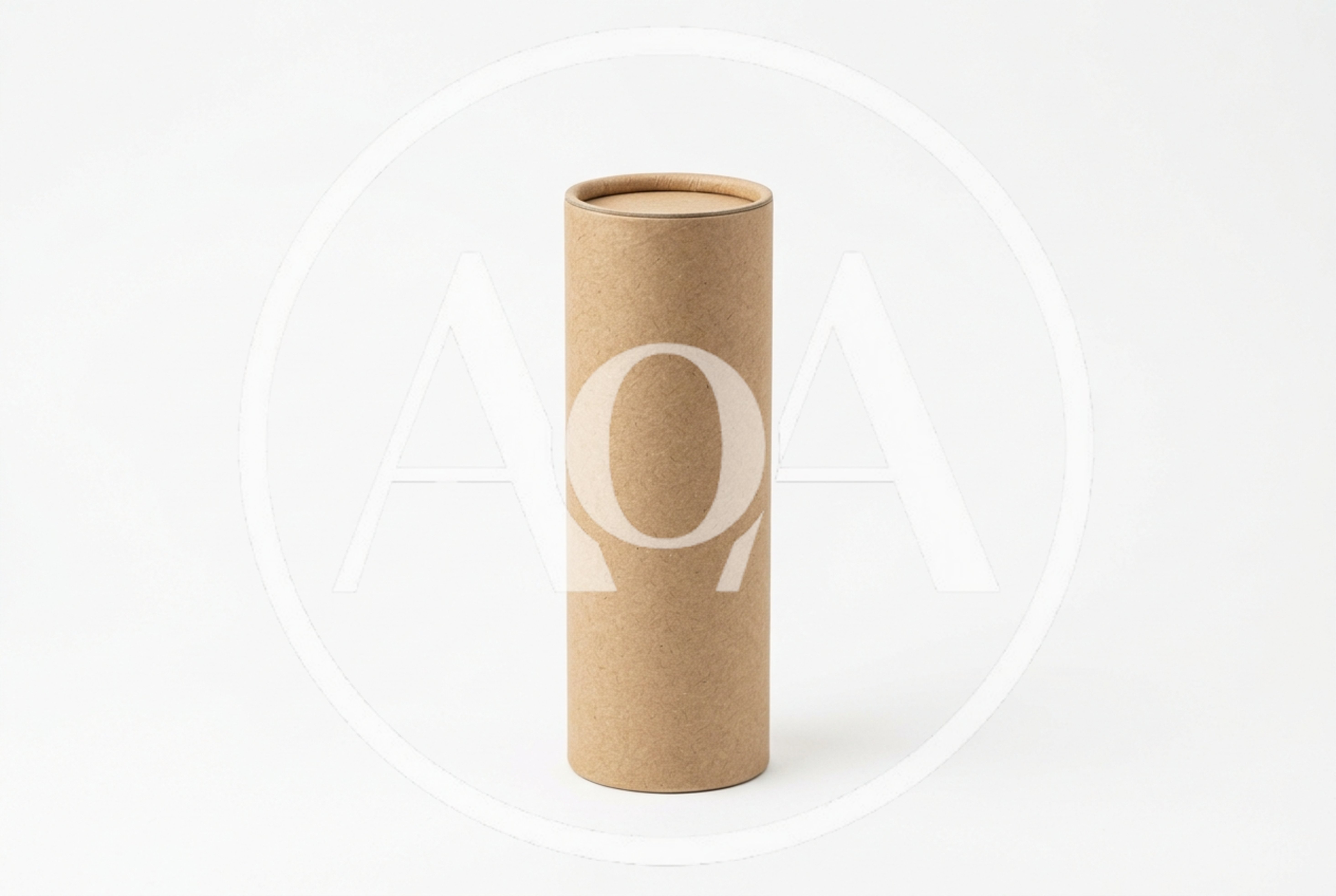 Brown Cardboard Paper Tube Packaging Container
