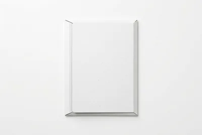 Blank White Envelope Mockup on Plain Background