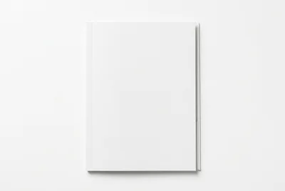 Blank White Presentation Folder Mockup
