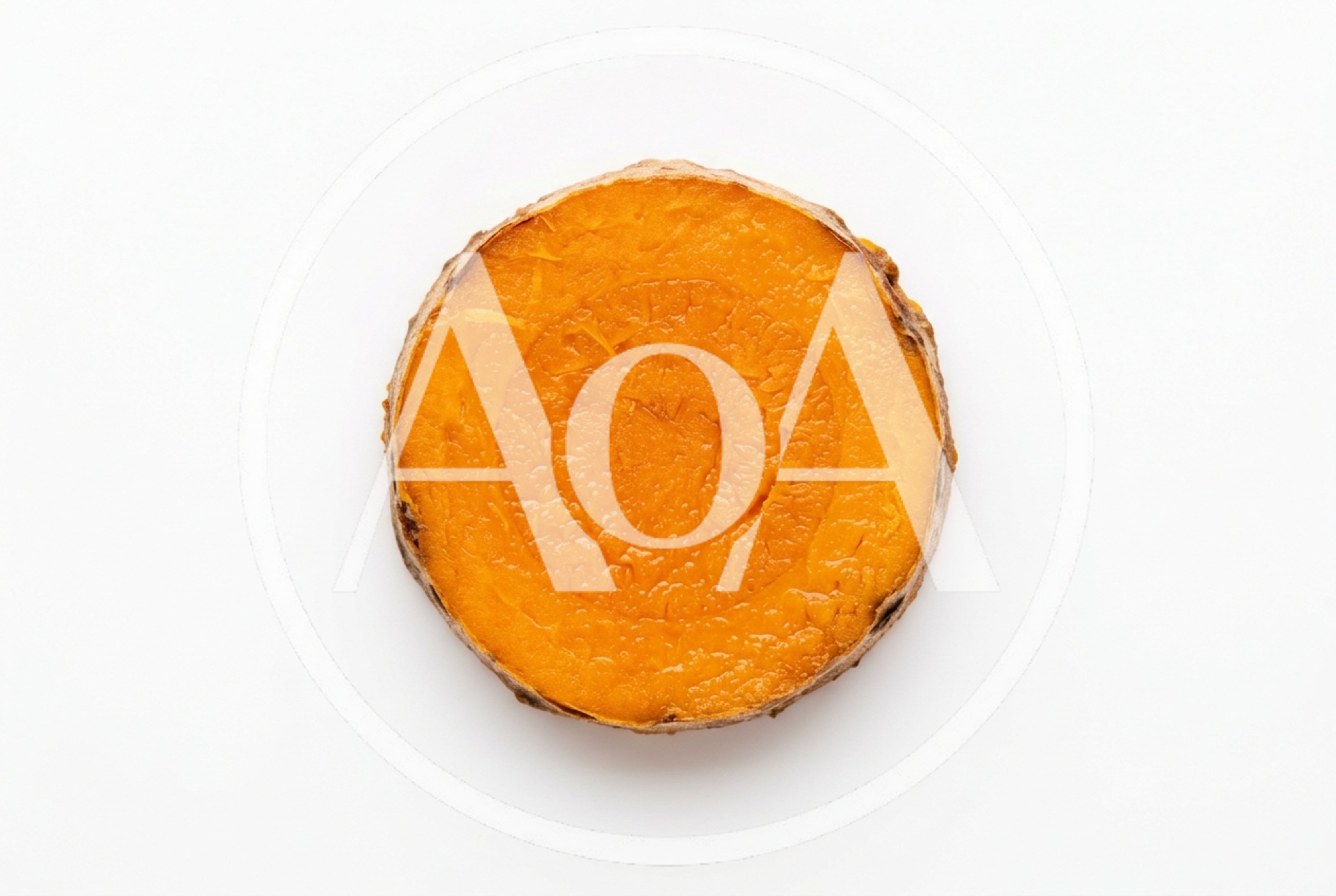 Single Slice Of Fresh Raw Turmeric Root