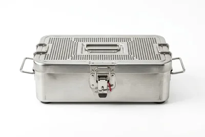 Stainless Steel Surgical Instrument Sterilization Container