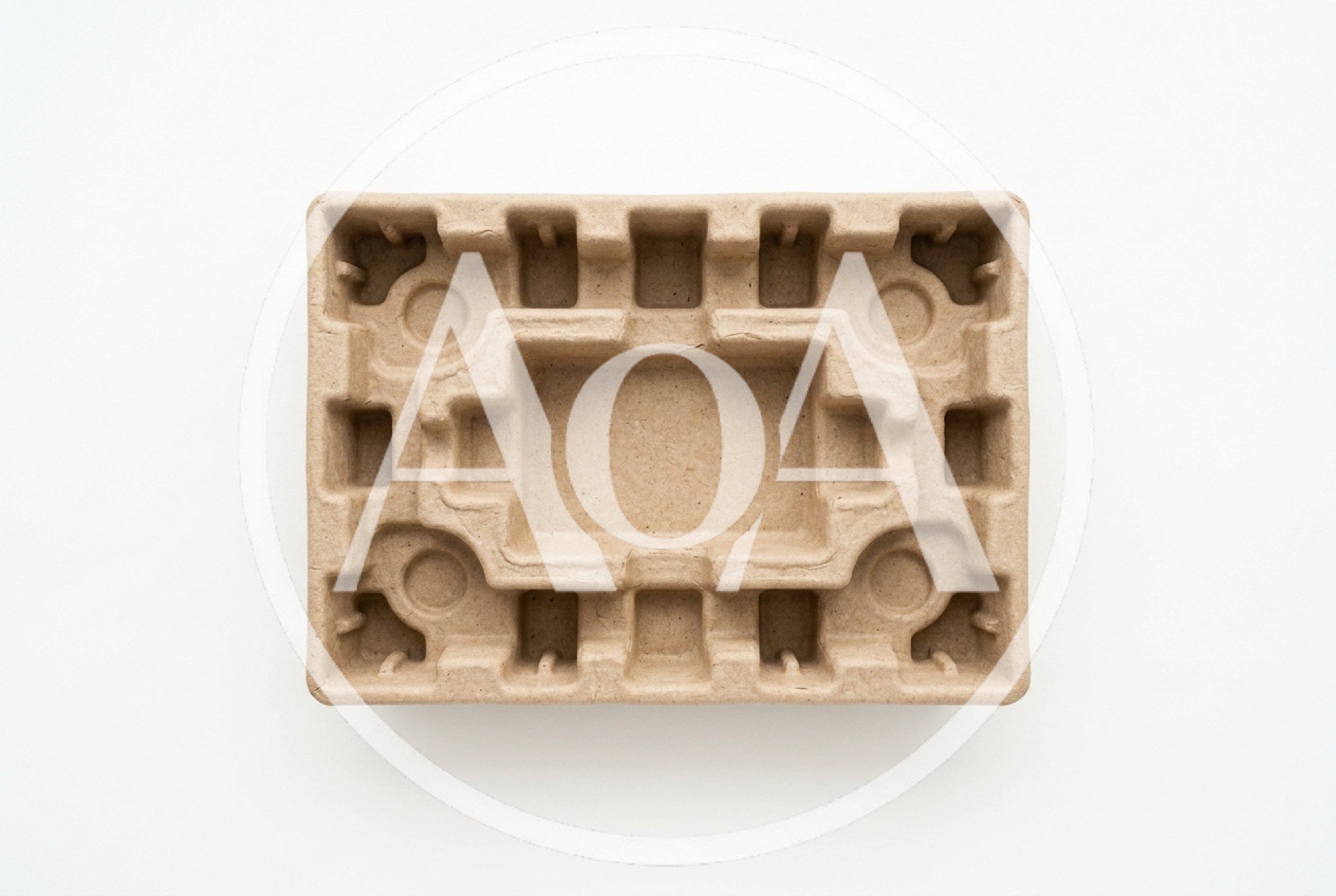 Molded Pulp Paper Packaging Tray