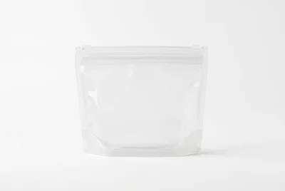 Empty Transparent Plastic Zipper Pouch