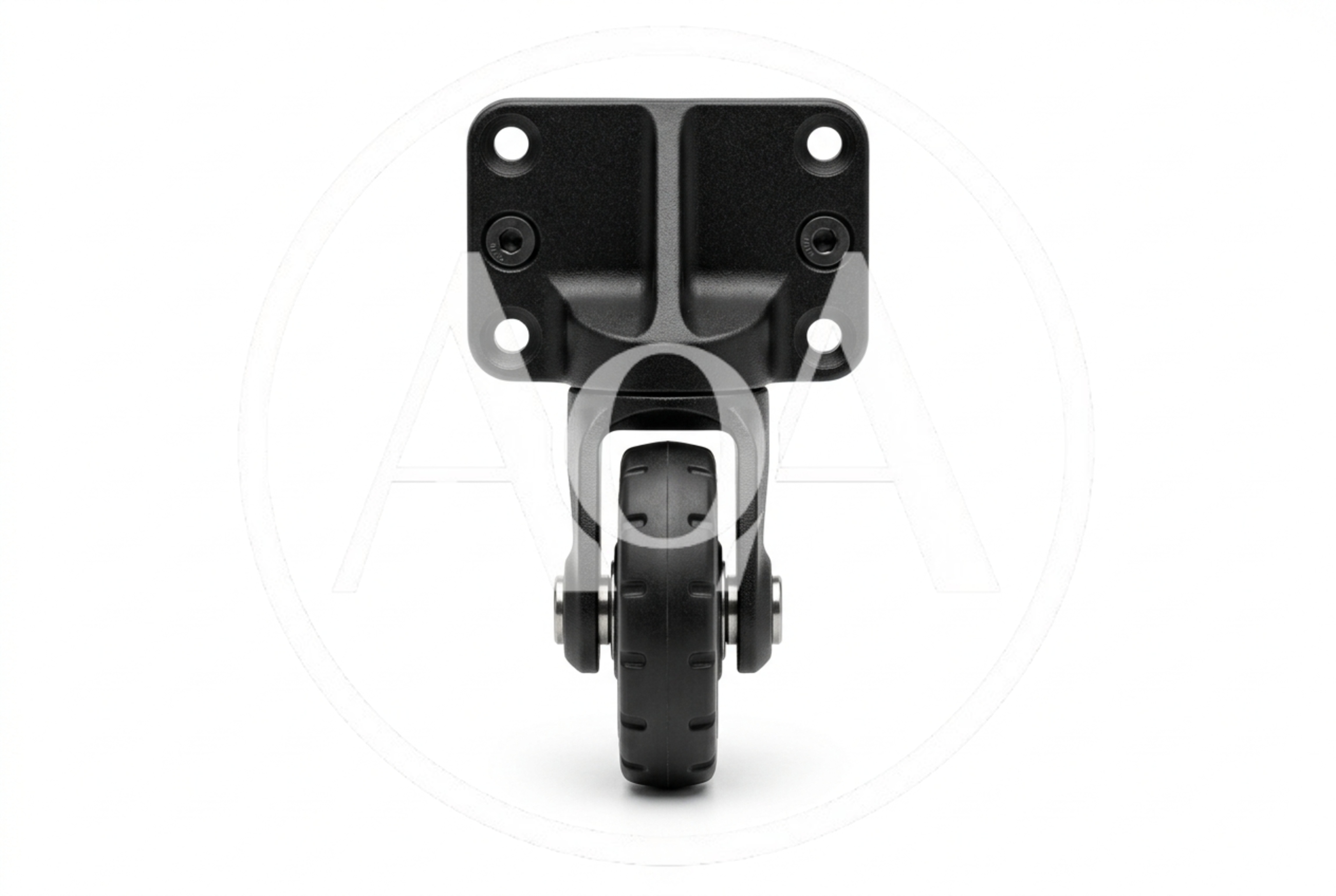 Industrial Swivel Caster Wheel On White Background