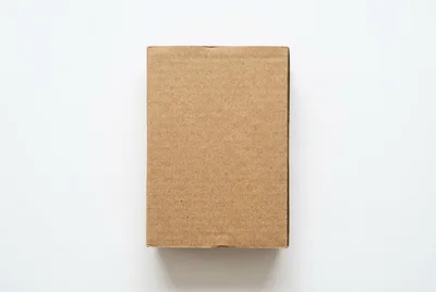 Top View Of A Rectangular Cardboard Box