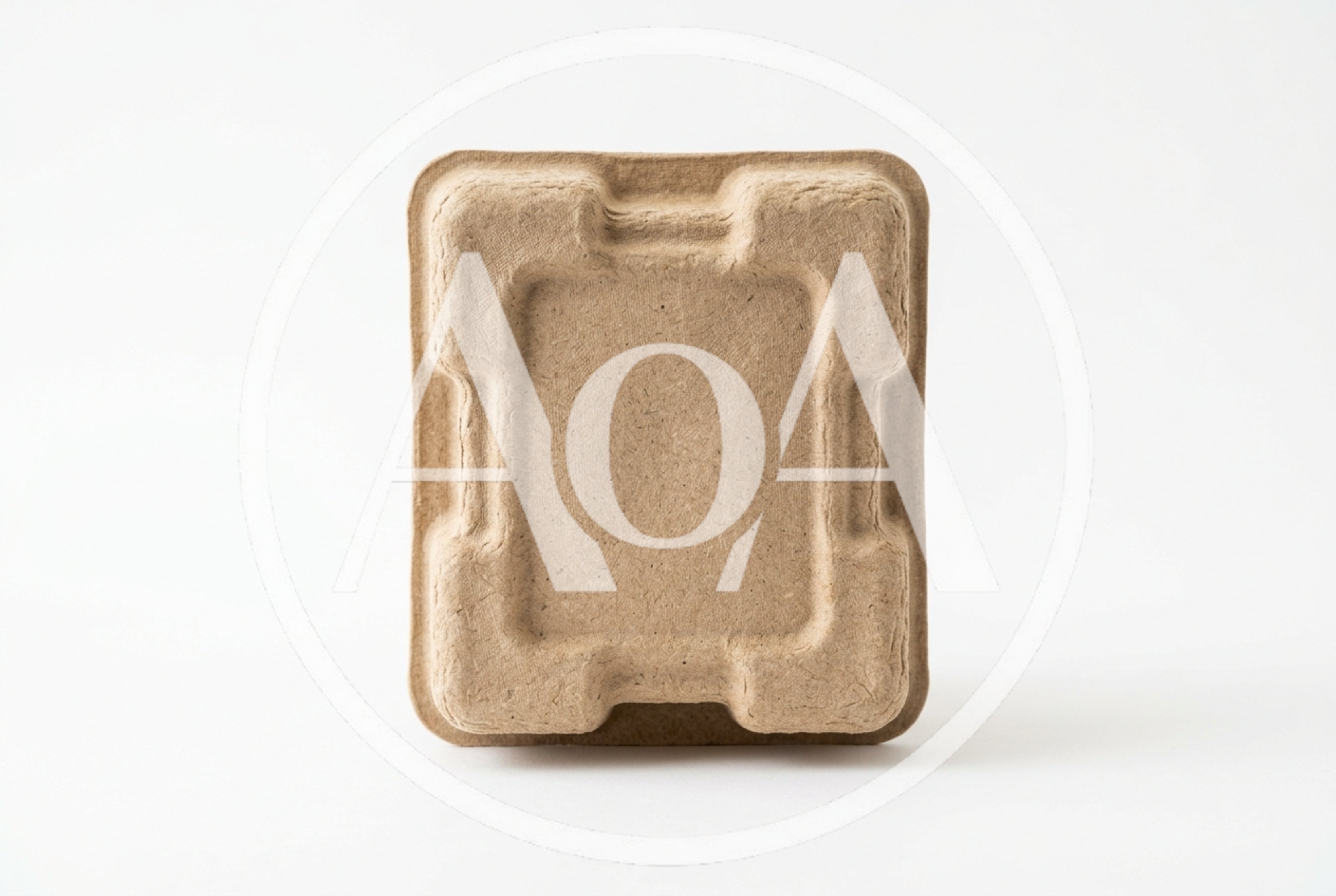 Molded Pulp Fiber Packaging Tray