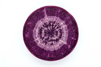 Cross Section Of A Purple Carrot