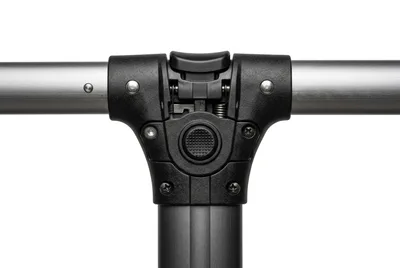 Close Up Of A Modular Aluminum Pipe Connector Joint