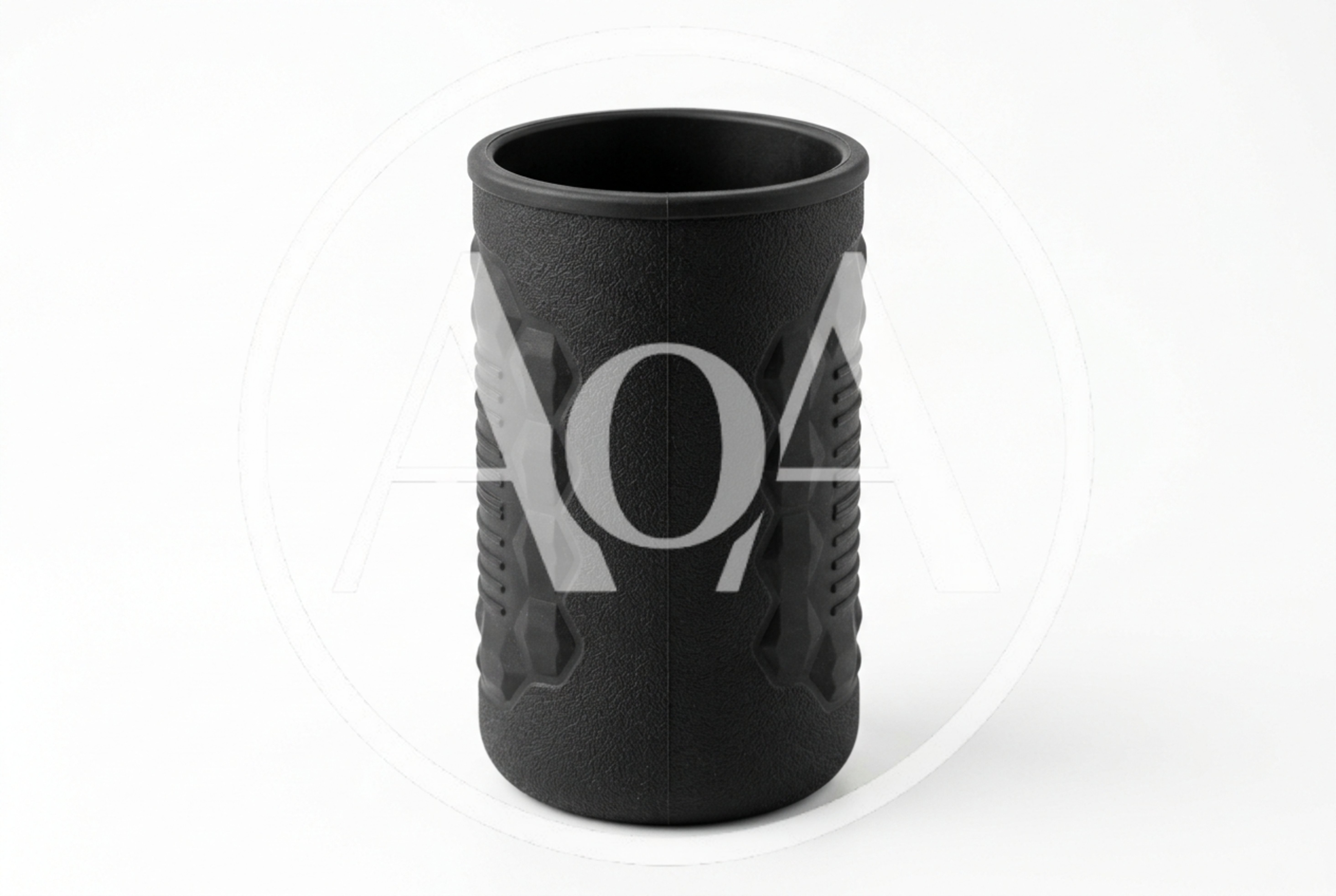 Black Rubber Can Cooler Sleeve