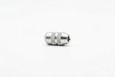 Small Metal Knurled Chuck Component