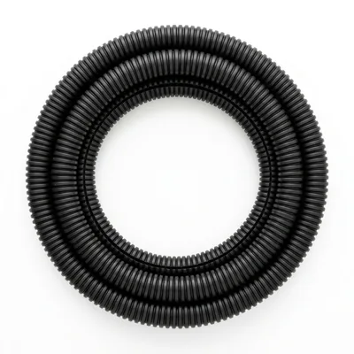 Coiled Black Corrugated Plastic Conduit Pipe