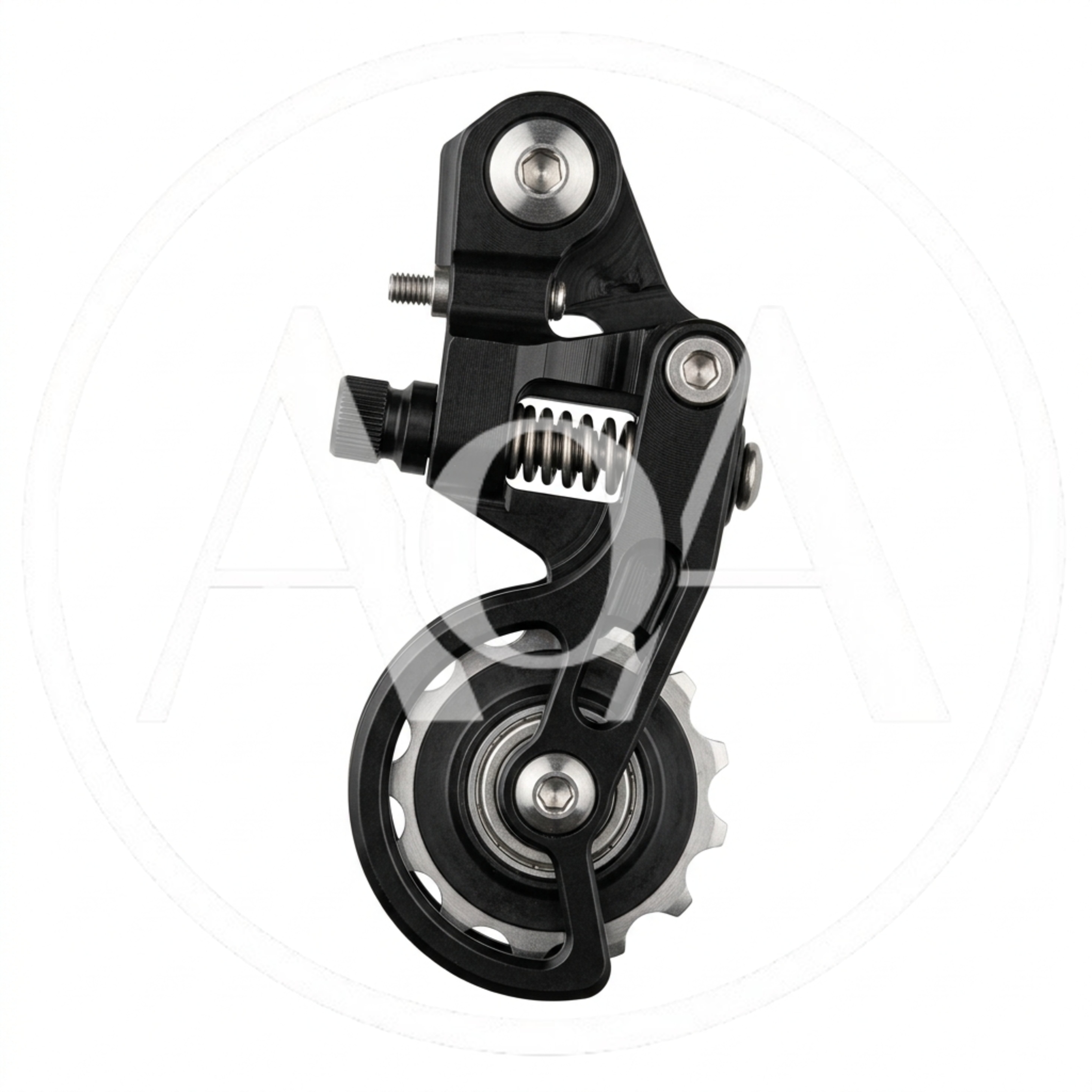 Bicycle Chain Tensioner Component Isolated On White