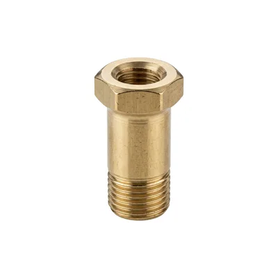 Brass Hexagonal Threaded Pipe Fitting Connector