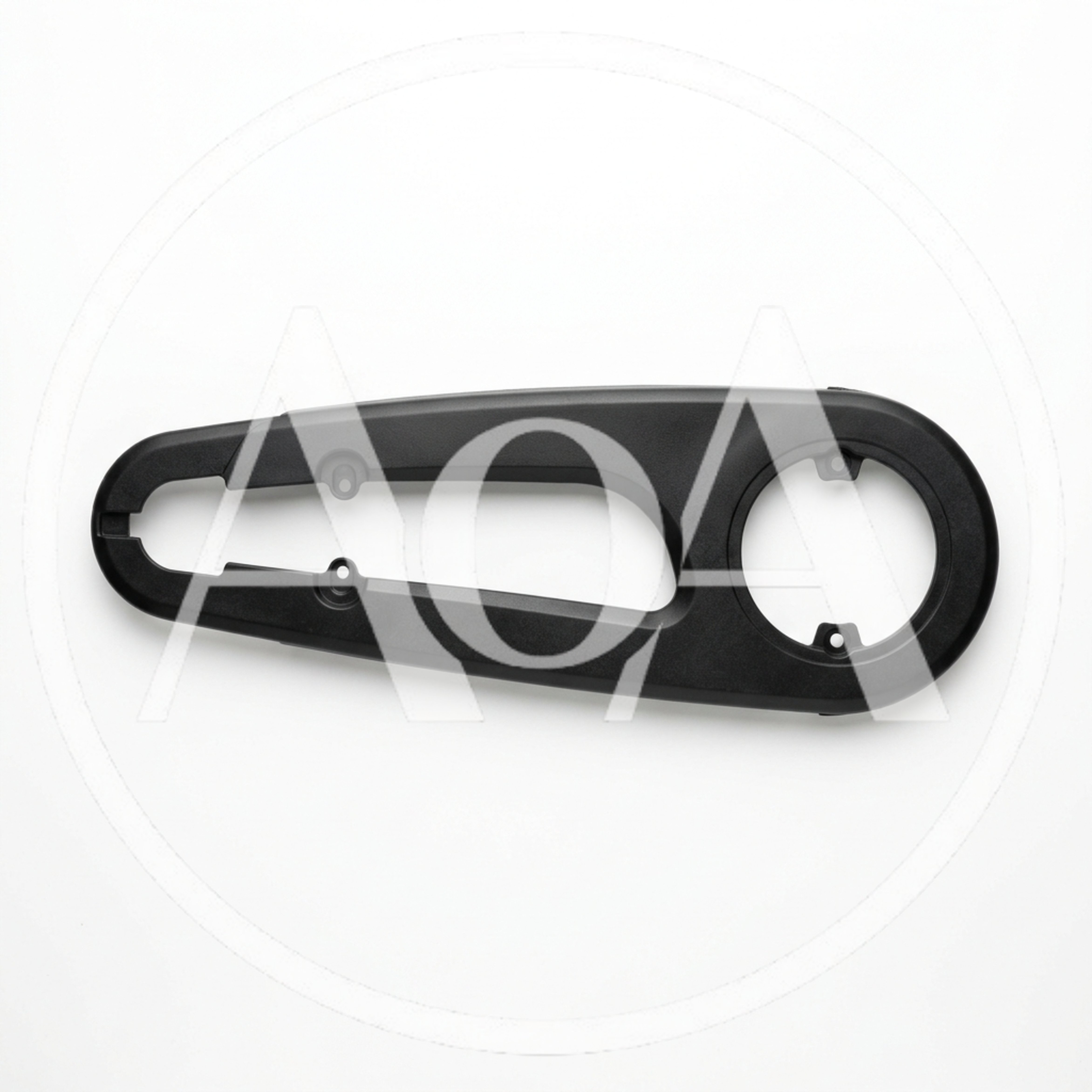Black Plastic Bicycle Chain Guard Component