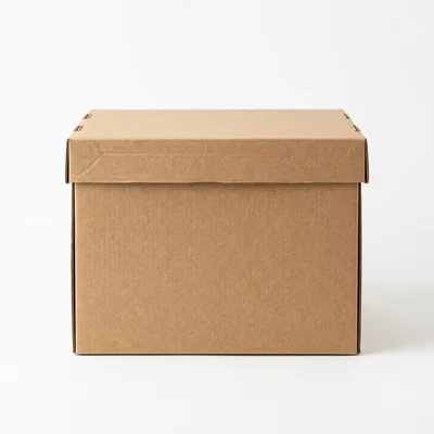 Cardboard Storage Box With Lid