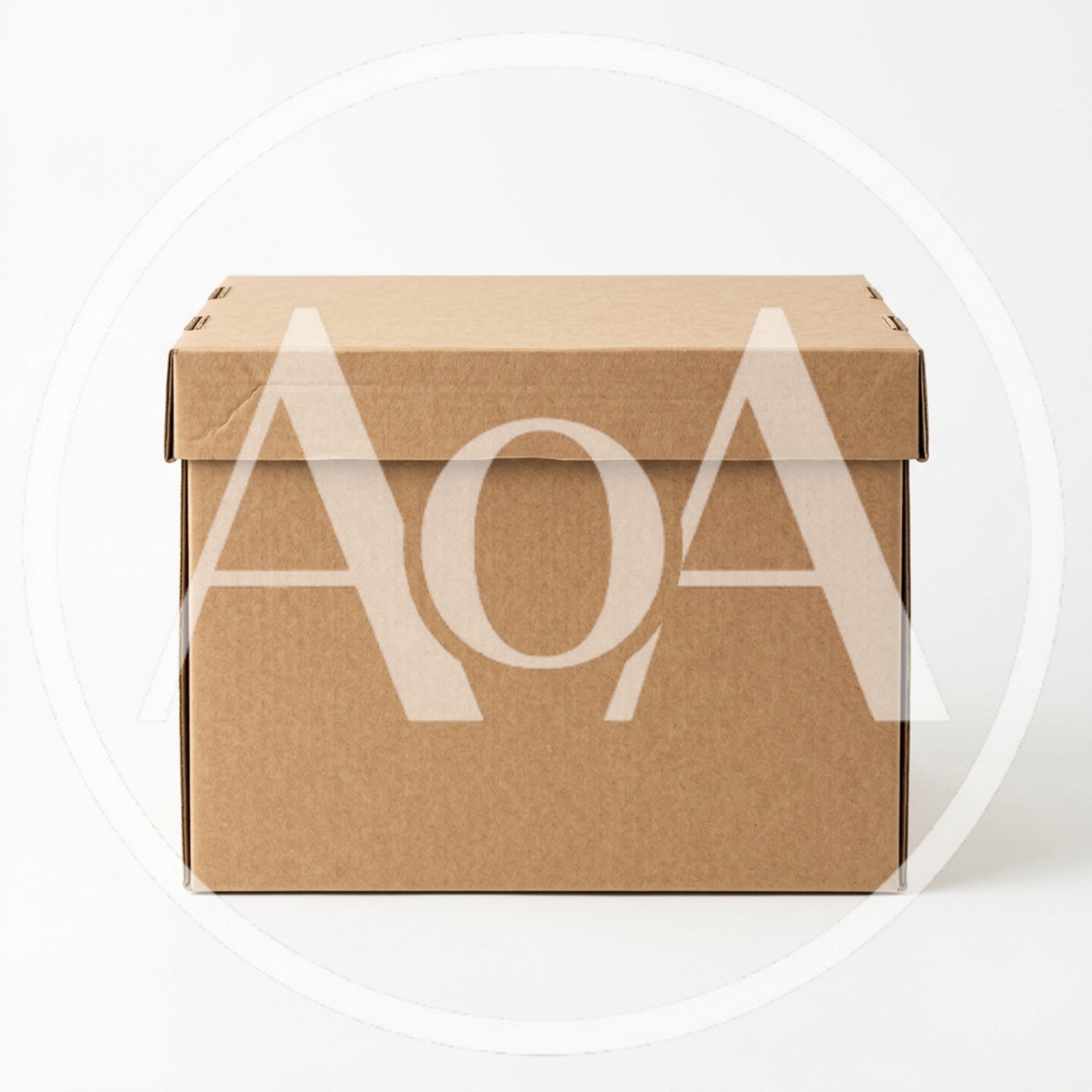 Cardboard Storage Box With Lid