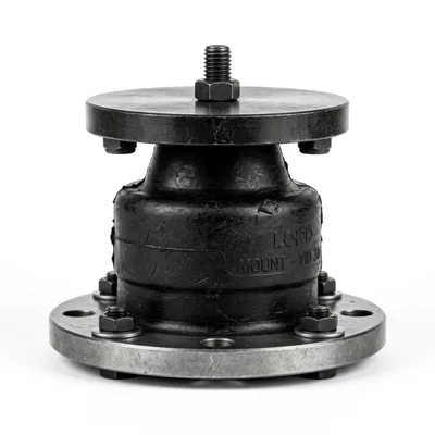 Industrial Rubber Vibration Isolation Mount On White Background